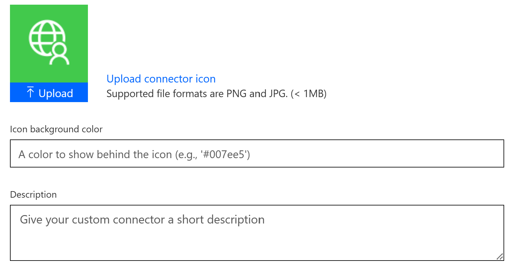 Connector General Tab